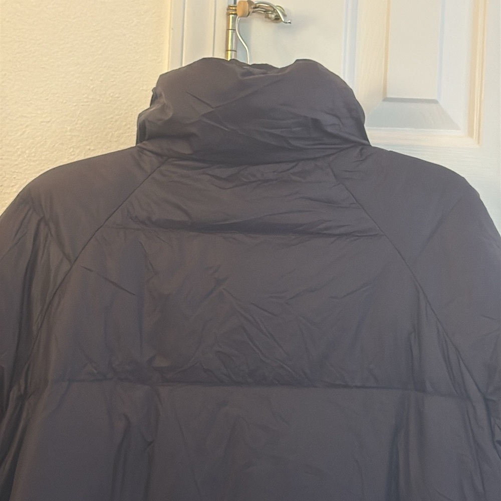 Modern Bubble Black Down Puffer Coat! In it’s signature orange bag! Size L - Picture 7 of 15